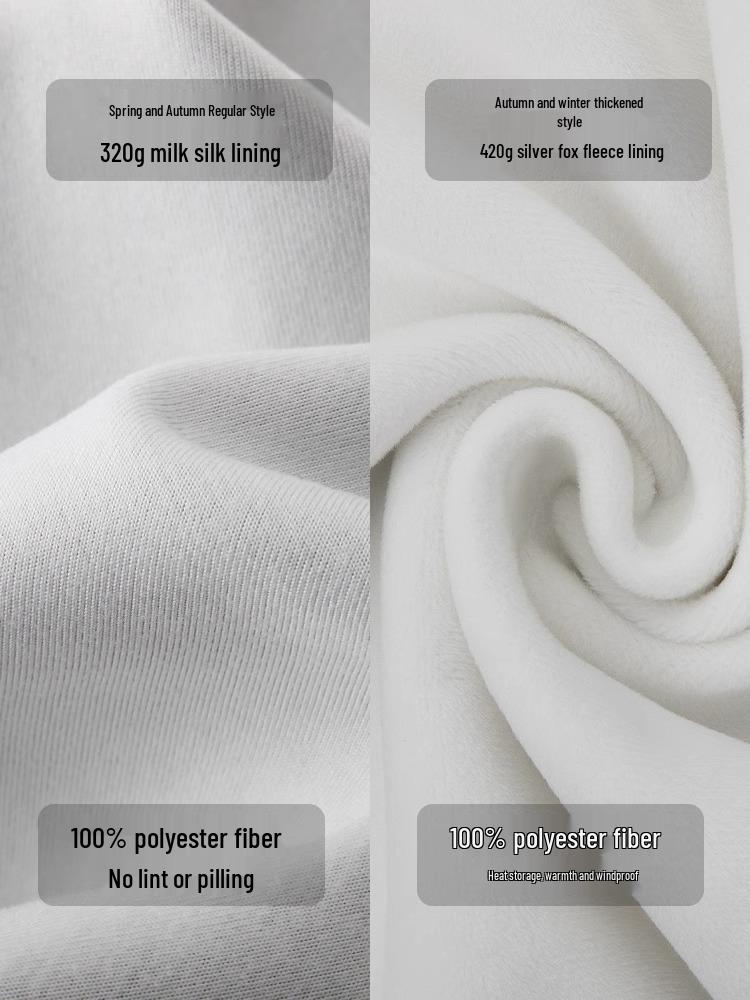 Women's Grey Hooded Fleece Sweatshirt - Slimming Thick Zip-Up Cardigan for Autumn/Winter 2025