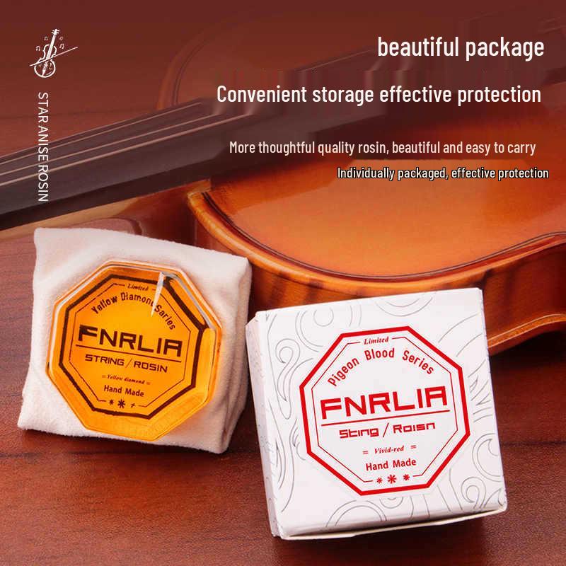 Professional Quality Rosin for Violin, Erhu & Cello – Genuine, Instrument-Specific Rosin for Stringed Instruments жёлтый