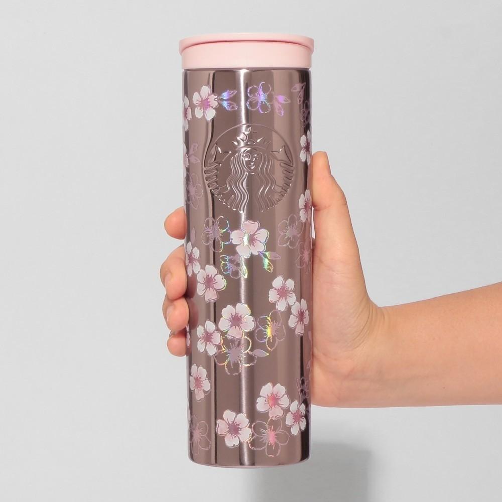 Starbucks Japan SAKURA 2026 Stainless Bottle 16oz 473ml Cherry Blossom Pink