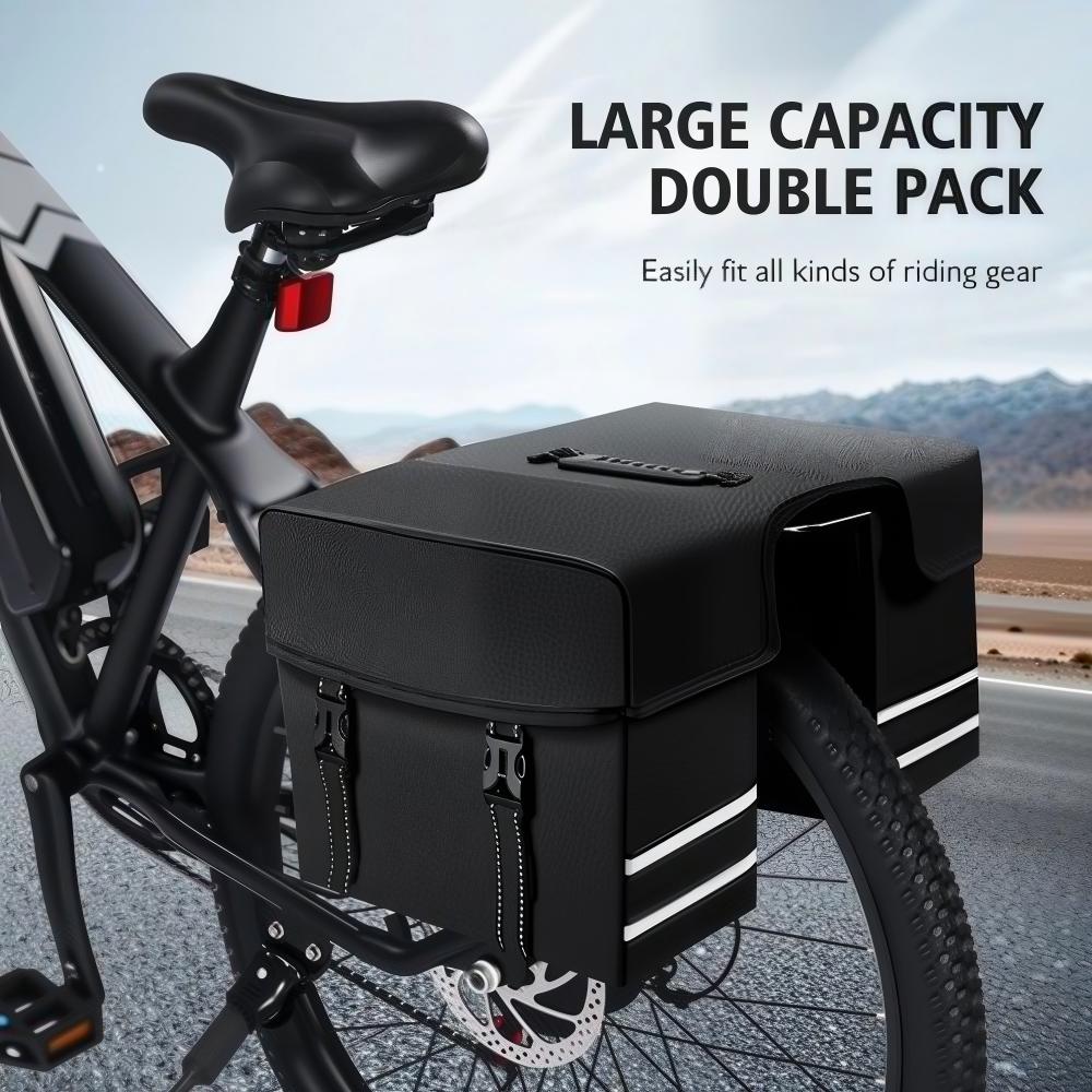 E-Bike Rear Pannier Bag 28L melns