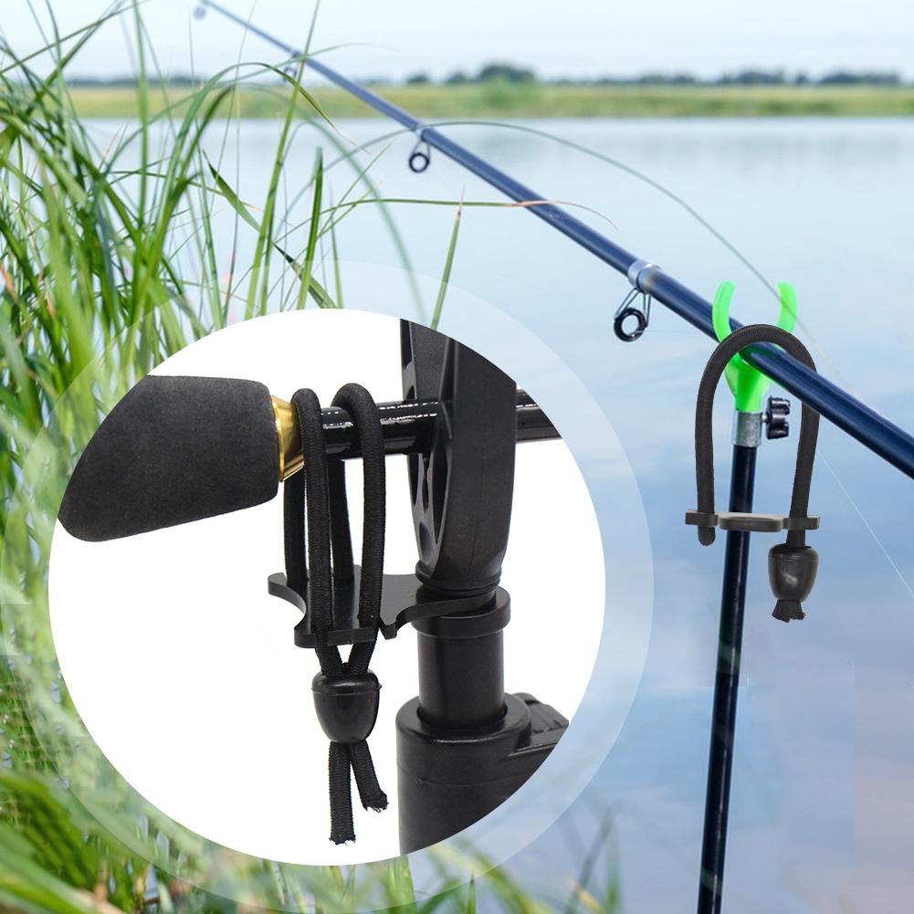 1Pc Bungee Rod Lock Prevent Falling Off Carp Fishing Rod Lock Fishing Rod Fixing Strap Carp Fishing Accessories