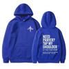 Womens Hooded Sweatshirt 350g Air Layer Loose Fit Printed Casual Streetwear