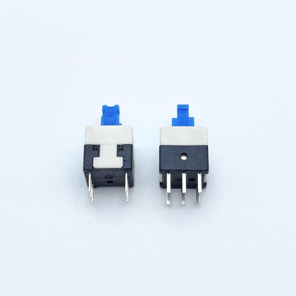 8×8 Double Row 6-Pin Self-Locking/Non-Locking Blue Button Tactile Switch
