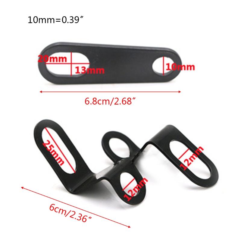 Portable Motorcycle Parts 2Pcs Turn Lamp Shock Mount Brackets Holder