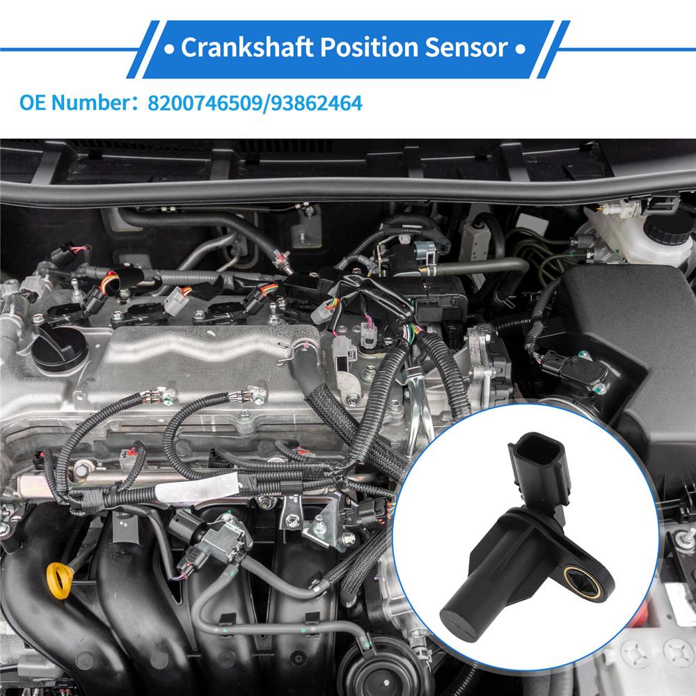 1x Crankshaft Position Sensor for Renault Clio Laguna III Hatchback Megane Coupe