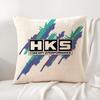 Retro Pattern H-Hks Cushion Cover Summer Coolness Linen Fabric Double-Sided Printing Pillow Case Sofa Home Decor Gift