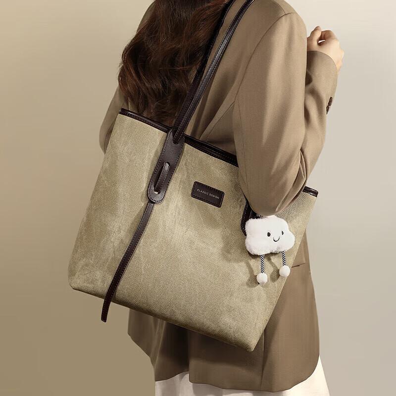 YUYULA Handbag, Women's Tote Bag, Large Capacity Shoulder Bag, Commuter Bag