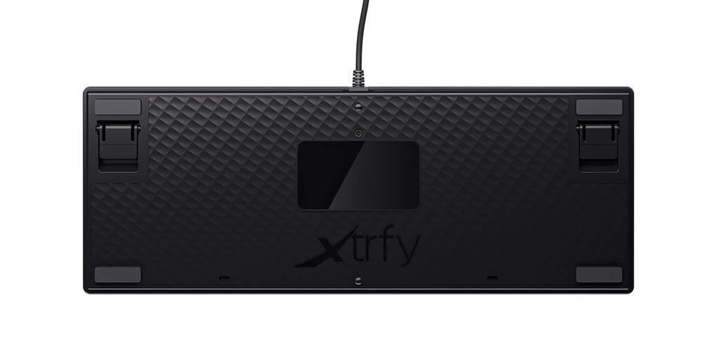 Xtrfy K4 RGB English Layout Red Axis Mechanical Gaming Keyboard LED Illumination UK Layout Authorized Distributor Guaranteed (6 Zones) [Japanese