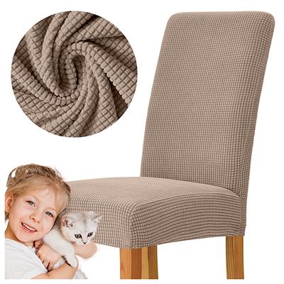 Cover Chair Brown Thick Brown Elastic