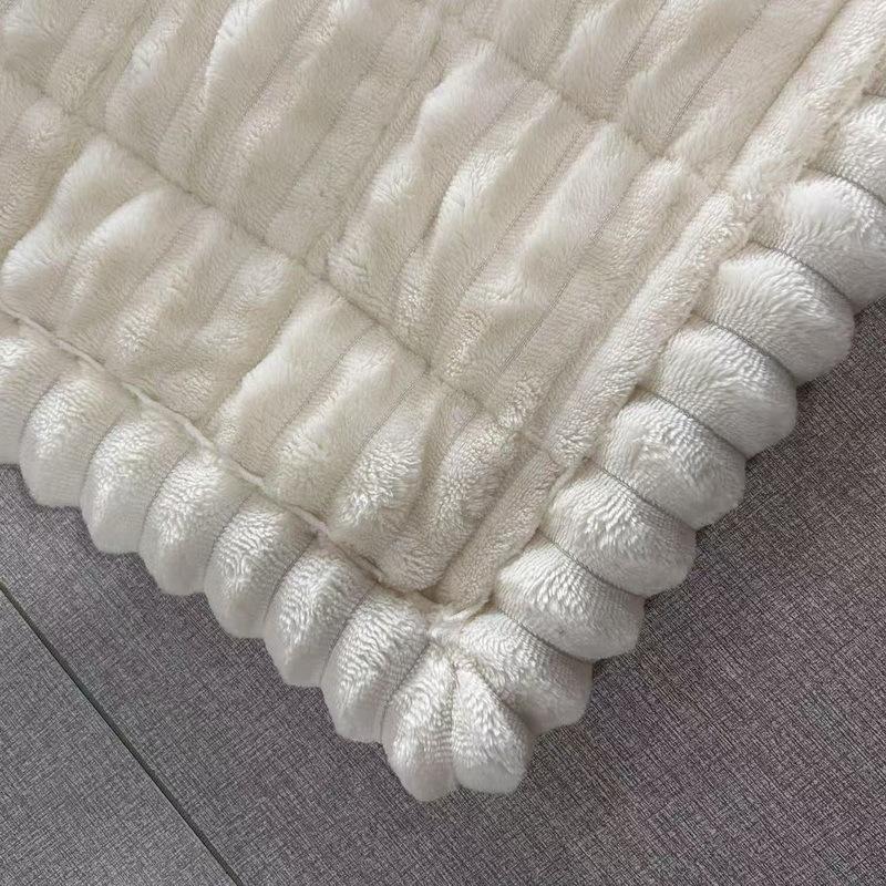 Solid Color Minimalist Sofa Cushion Autumn and Winter Anti Slip Pad Thick Quilted Protective Pad  Warm and Soft Sofa Mat Multiple Sizes Available