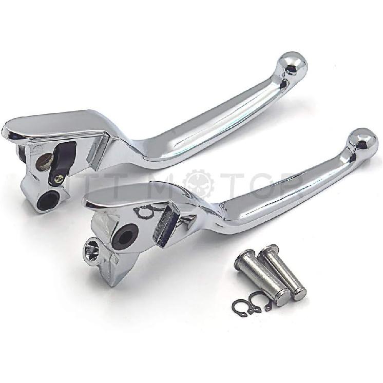 HTTMT MT241-026-CD Parts Chrome Brake Clutch Hand Lever Compatible with Harley 2008-2013 Touring and Trike Models 2014-later FLHR and FLHRC (Does NOT