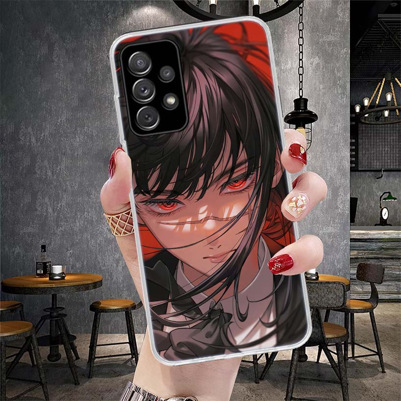 C-Chainsaw Mans Yoru War Devil Soft Phone Case For Samsung Galaxy S22 S23 S24 S25 Edge S26 Ultra S20 FE S21 Plus + Fundas Coque