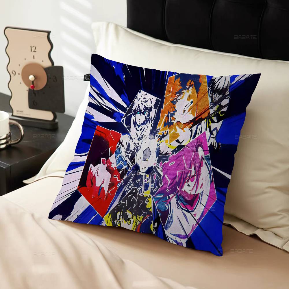 B-BLÅ LÅS 45*45cm Kuddfodral Örngott Dekorkuddfodral Hem Örngott För Soffkudde