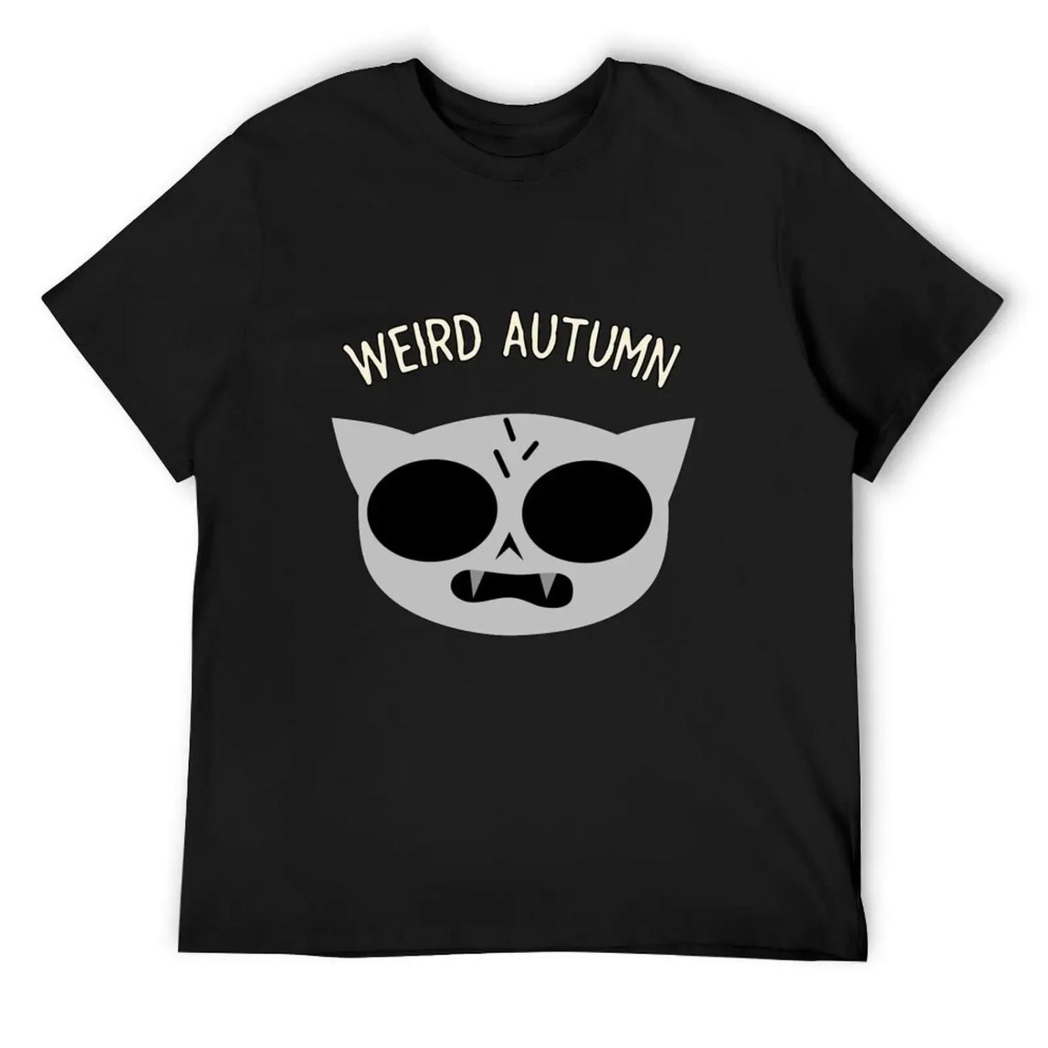 

Night in the woods Weird AUTUMN T-Shirt anime stuff topping Funny t-shirt custom t shirt men clothes XXXXXL чорний