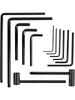 13Pcs Guitar Allen Wrench Set 4mm 5mm Ball End Truss Rod Wrench 7mm 8mm Truss Rod Hex Box Wrenches for Guitar Neck Bridge Screw