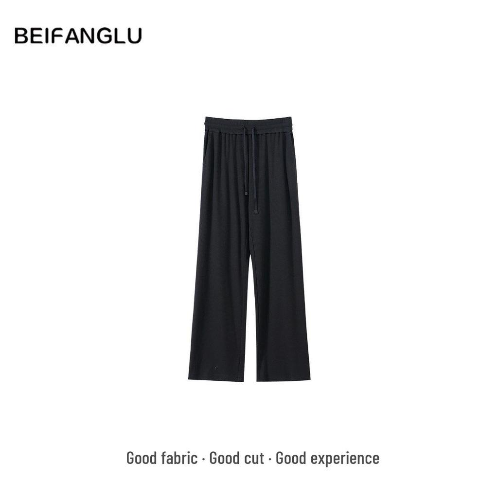 Northern Deer Women's Drape Straight-Leg Summer Pants - Versatile & Comfortable