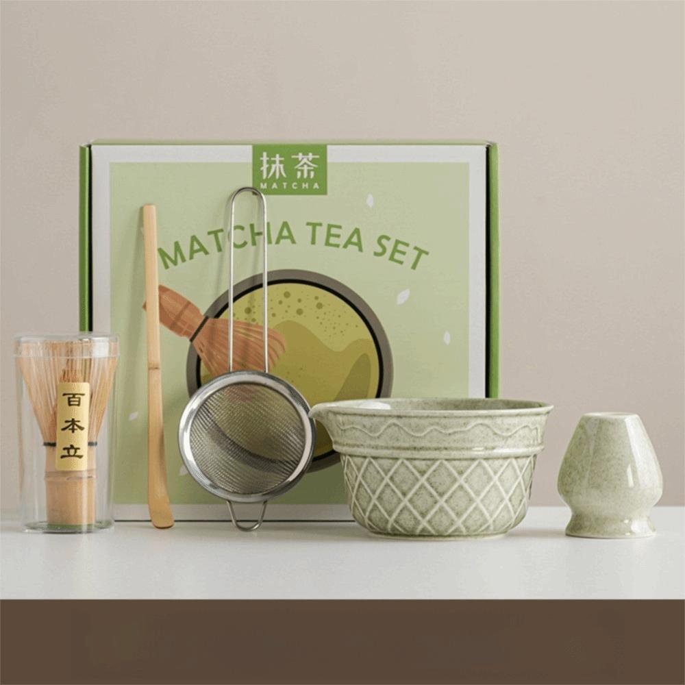 2/5/8PCS Gradient Color Matcha Bowl Ice Cream Matcha Making Kit New Japanese Tea Set Tea Lovers