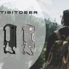Tibitdeer Titanium Metal Keychain with Carabiner and Bottle Stylish and and Durable for Home and Outdoor Perfect as a Gift for Men and Women Opener,