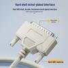 Jinghua 1.5m DB25 Male/Female Serial Parallel Port Printer Cable for Cash Register Scanner