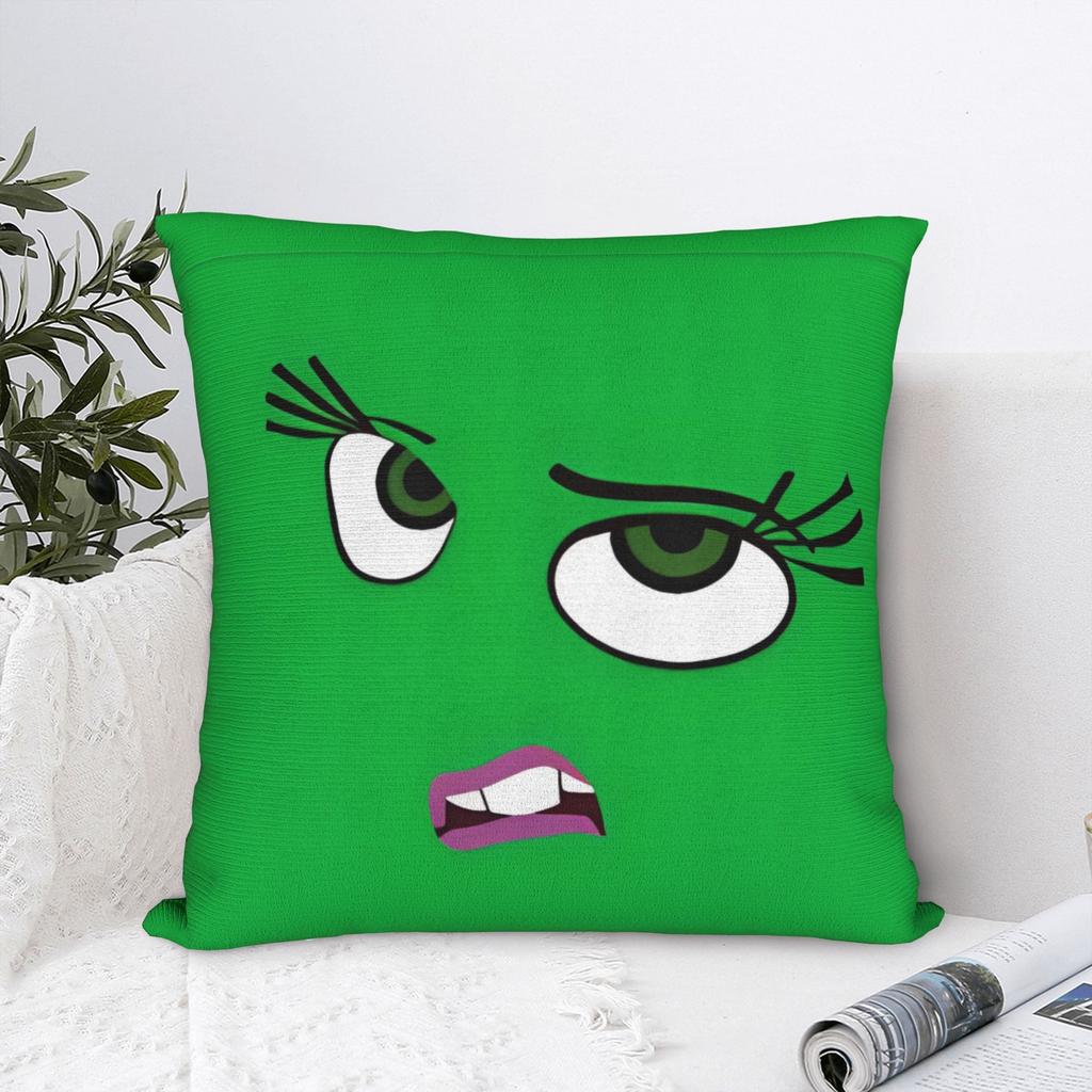 Insides Outs Complicated Emotions Group Shot Square Pillow Case Cushion Cover Creative Zippered Decorative Pillowcase for Seat
