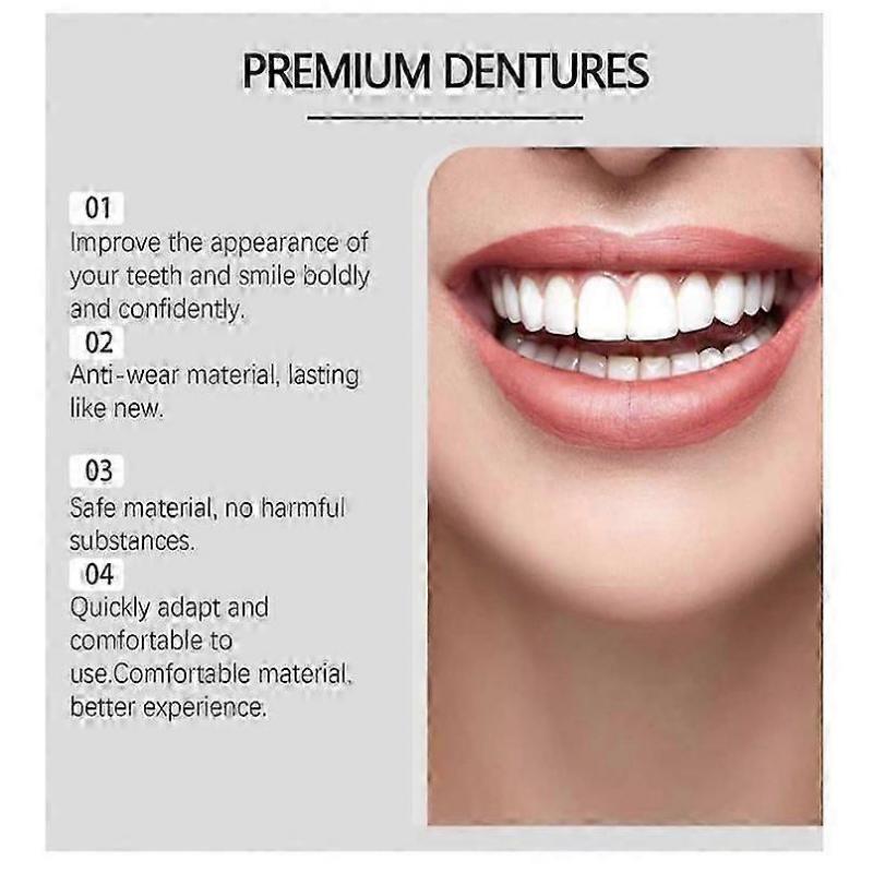 Glidewellpd - Premium Silicone Denture, Smileasego Premium Dentures Full Mouth