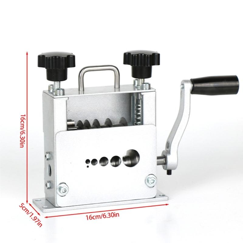 Manual Wire Stripper Machine Drill Power Hand Crank Wire Stripper Tool With 6 Channel and 5 Blade Wire Stripping Tool