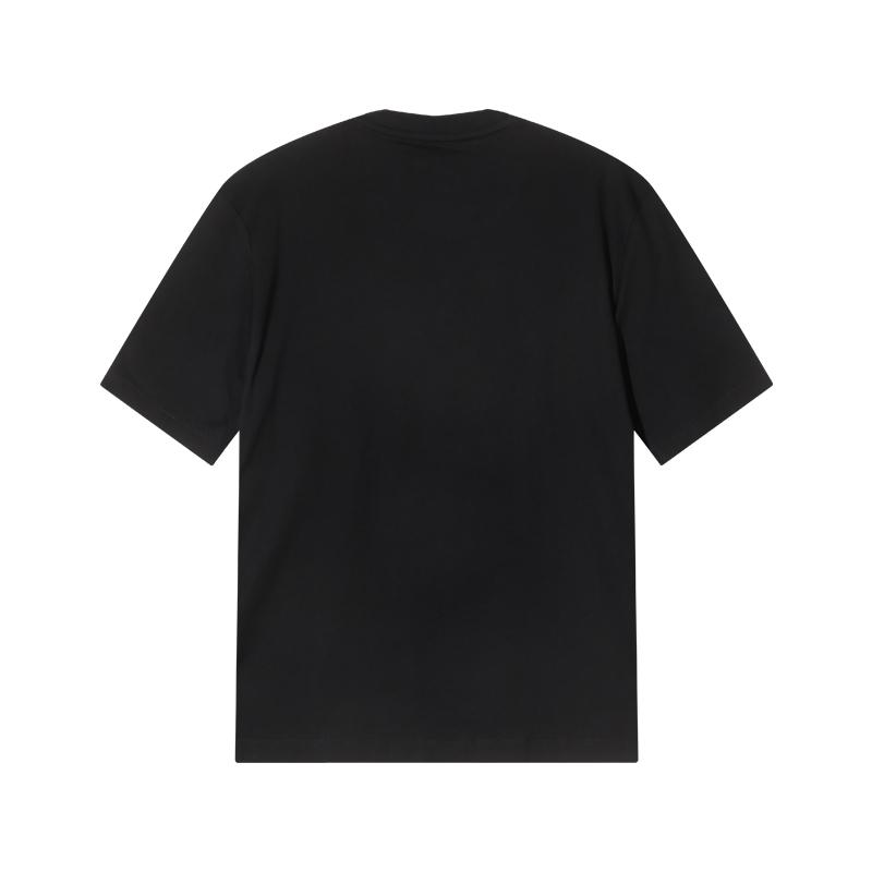 Armani Exchange SS25 Logo Printed Crew Neck T-Shirt Men tops Black XM001247-AF10356-UC001