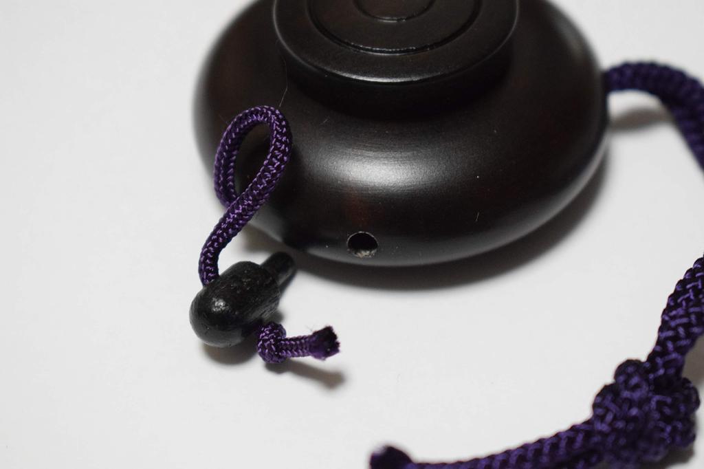 Awaji Baikundou Lacquered Incense Holder (Zuko) Ebony Portable #659010