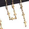 1meter Stainless Steel Chunky Crucifix Chains for Diy Statement Chain Gold Necklace Bracelet Chains Jewelry Making Supp