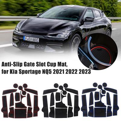 Antypoślizgowa uszczelka wnęki drzwi samochodowych do Kia Sportage NQ5 2025 2025 2025 Wodoodporna, pyłoszczelna podstawka pod kubek Akcesoria do wnętrza samochodu G3Y7