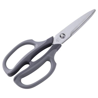 Kitchen Scissors with a Soft Grip and Grooved Dishwasher KAI KITCHEN DH8005 Blades, Detachable, Safe, Gray,