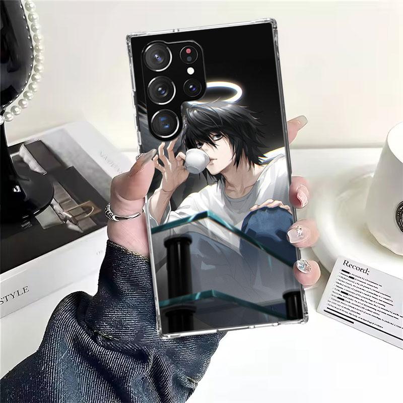 N-Note D-Death L Lawliet Soft Phone Case For Samsung Galaxy S22 S23 S24 S25 Edge S26 Ultra S20 FE S21 Plus + Fundas Coque Galaxy