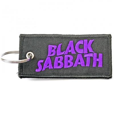 Wavy Logo Double Sided Patch Keyring