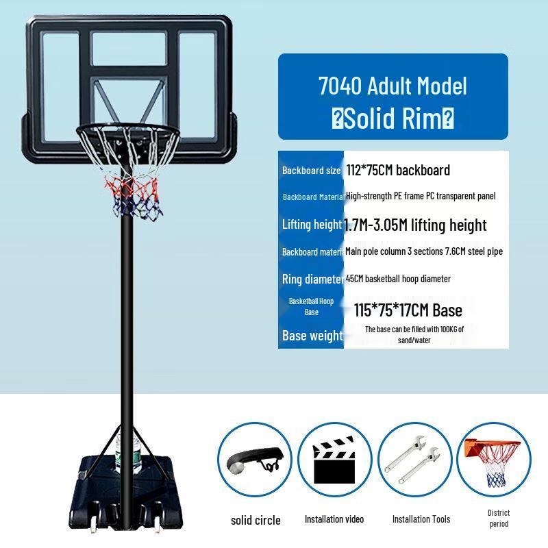 Adjustable Portable Basketball Hoop