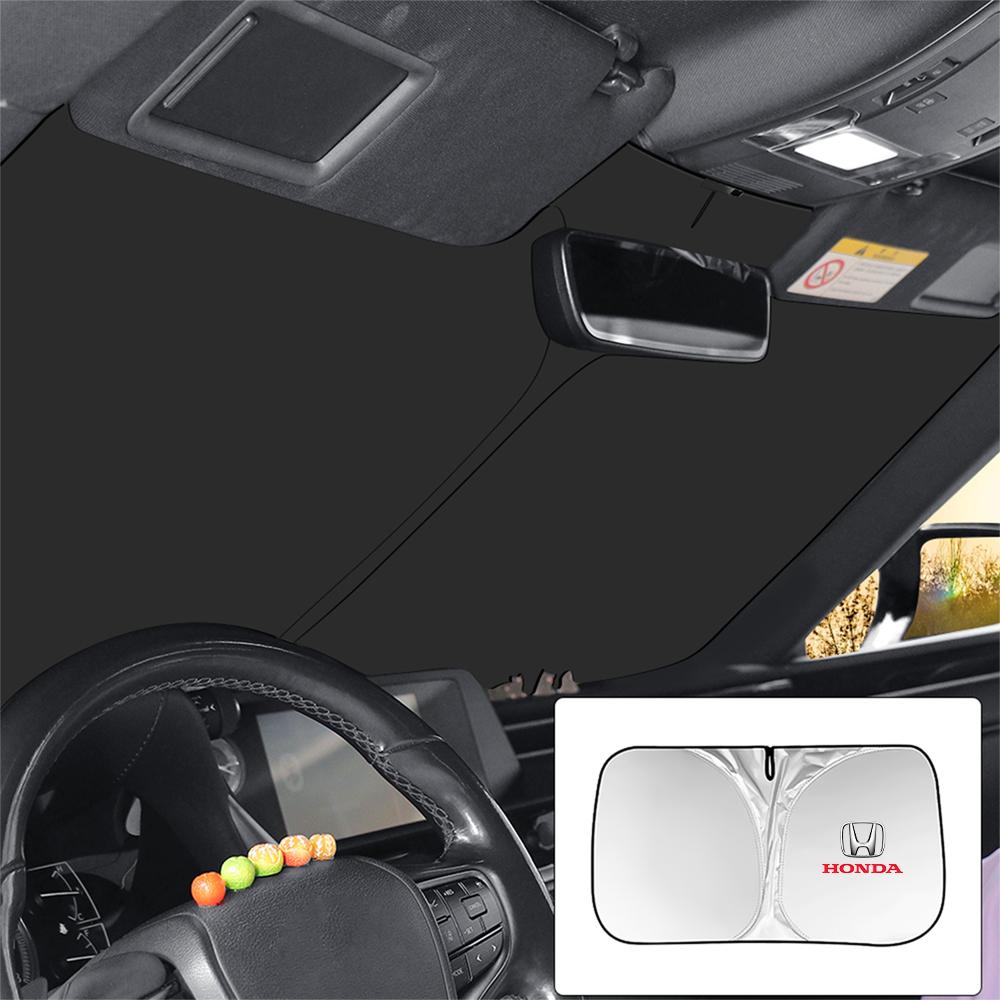 Foldable Car Windshield Sun Shade Umbrella Auto Sunshade Curtain for Honda Mugen INSPIRE XR-V CR-V UR-V CR-Z Fit Type R Type RR