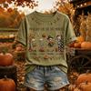 Women's Casual Theme Short Sleeve Round Neck T-Shirt Top