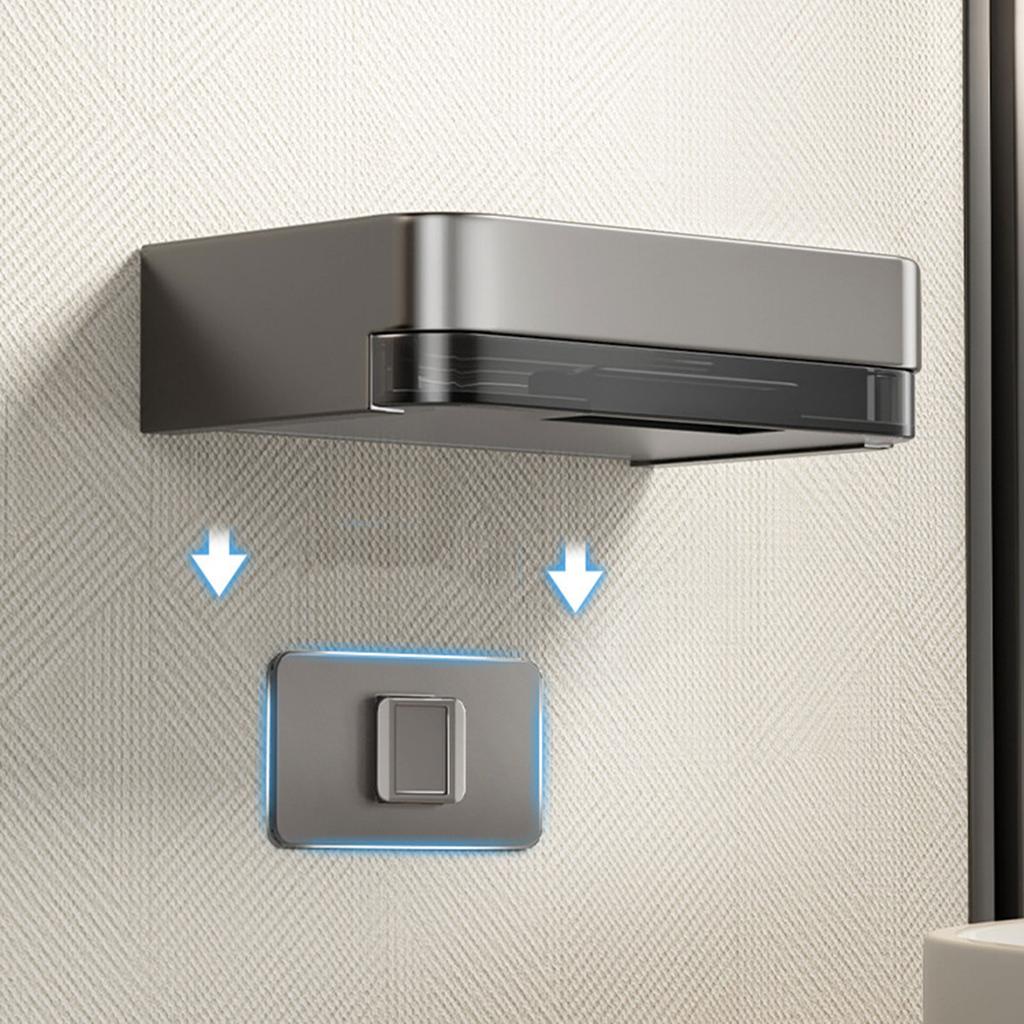 Aluminum Alloy Soap Holder Bathroom Soap Dish With Drain Water Wall Soap Dish Bathroom Accessories