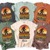 Bigfoot Shirt, Personalized Official Bigfoot Research Team Comfort Colors Tee, Sasquatch Camping Gift