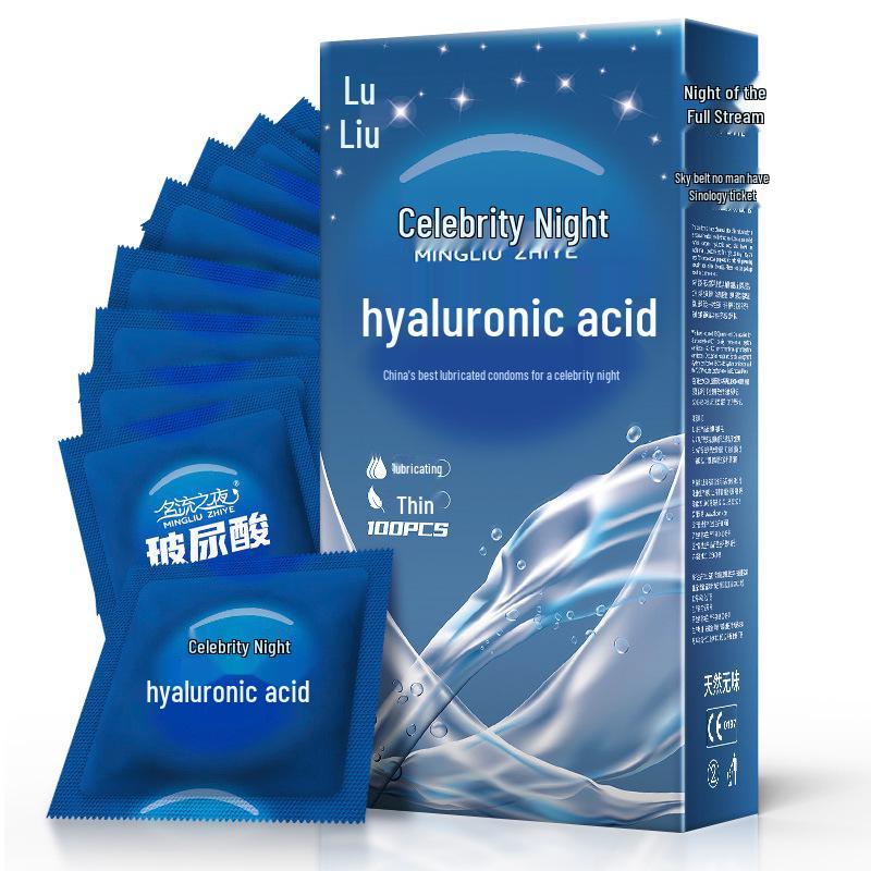 Celebrity Ultra-Thin G-Spot Hyaluronic Acid Lubricated Condoms