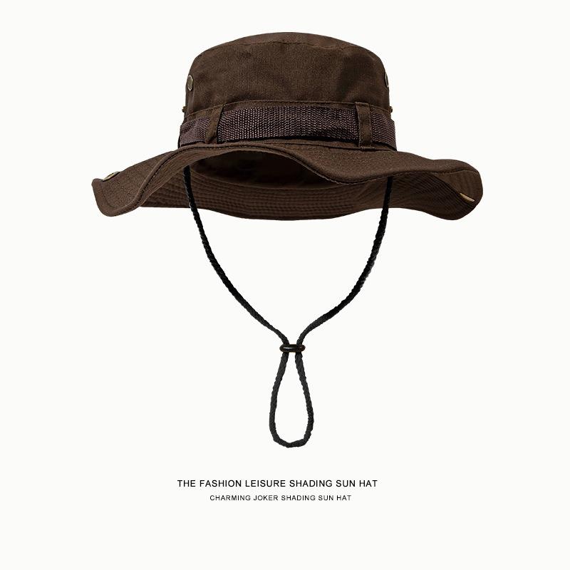 Bucket hat outdoor men's hat summer thin anti-ultraviolet women's sunshade quick-drying sunscreen breathable mountaineering hat