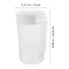 2500Ml Plastic Water Pitcher with Scale Lid Food Safe Cold Hot Beverage Jug for Juice Iced Tea Lemonade Milk Coffee Parties