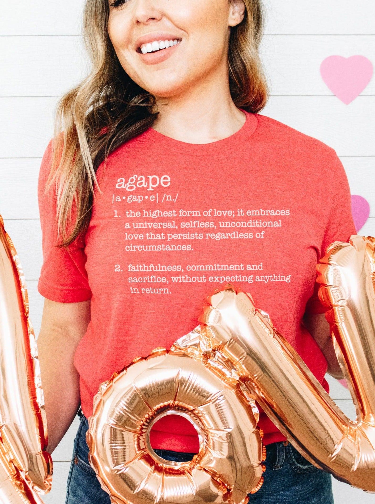 Agape | Women s T-Shirt | Ruby s Rubbish® S
