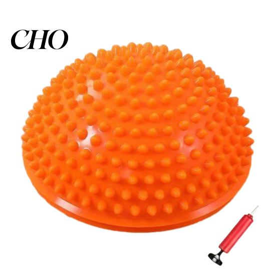 Sensory Development Toy Balance Ball Anti-Slip Thickened Base Hemispheric Massage Design Colorful Non-turning Trainer Preschool Activity Family