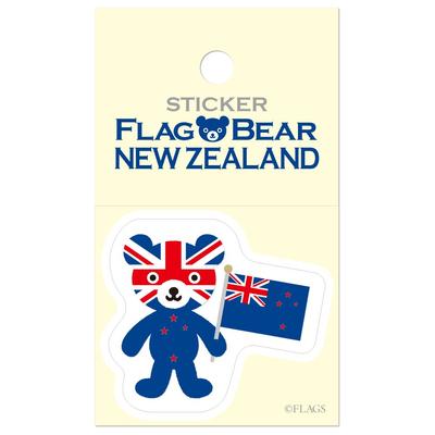 Moon Graphics Sticker National Flag Bear New Zealand S FBS21