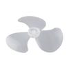 16 Inch Household Plastic Fan Blades Three Leaves With Fan Nut Standing Pedestal Fan Table Fanner General Accessories