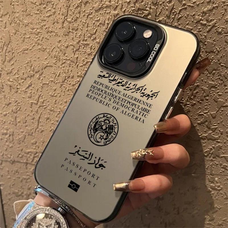 Case For  14T 13T 12T Pro 14 13 12 11 Lite 5G Poco X6 X5 F6 F5 M Pro Cover Algeria Passport Shockproof Funda Capa Coque