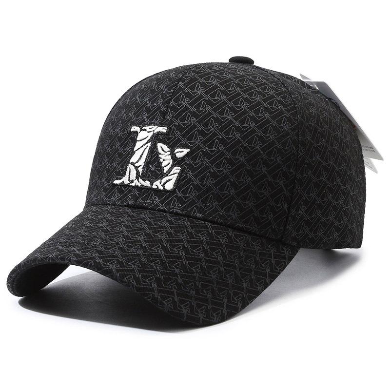 New Baseball Cap Embroidery L Letter Sports Sunscreen Men's and Women's Sun Hats Breathable Versatile Casual Cap