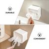 1/2 Pezzi Scatola Porta Guanti Monouso da Parete Contenitore Quadrato per Sacchetti della Spazzatura Pellicola Alimentare Maschere Organizer da Cucina