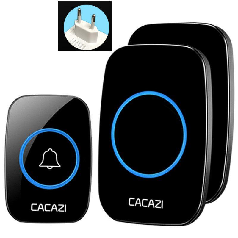 

Бездротовий дзвінок для дому A10 з великим радіусом дії, з кількома кнопками виклику та пейджером для літніх людей, сумісний зі стандартами ЄС, США та Великобританії.