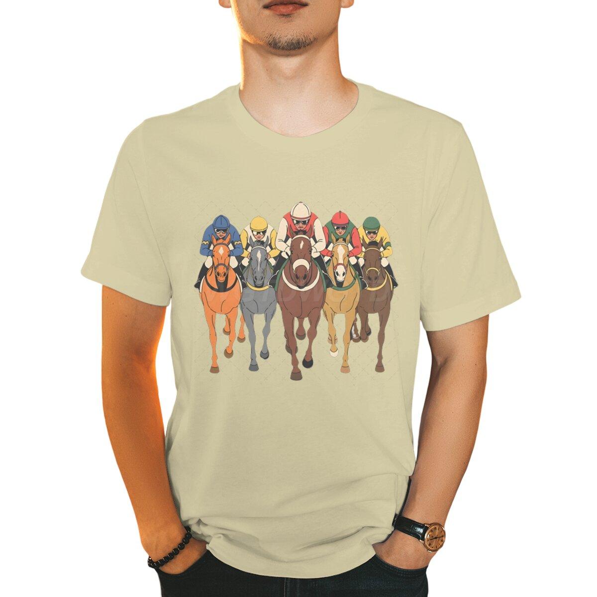 

Derby Day Classic T-shirts Tops 2025 Derby Party Tee Summer Men Clothing Racing Horse Racing Shirt Unisex Fashion Casual Tops S